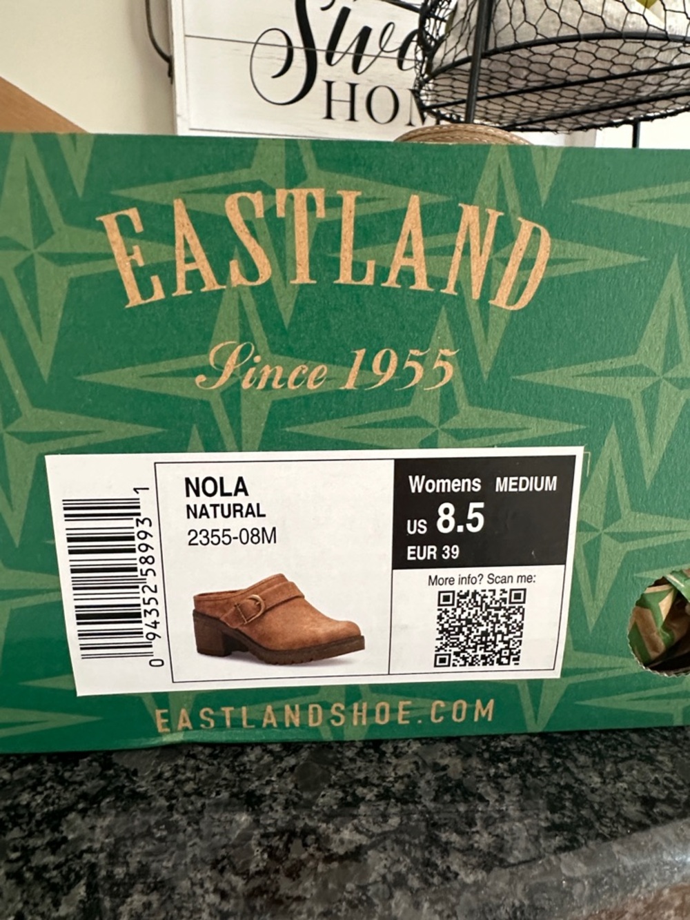 Eastland Womens Nola Clog - Natural Leather - Picture 2 of 7